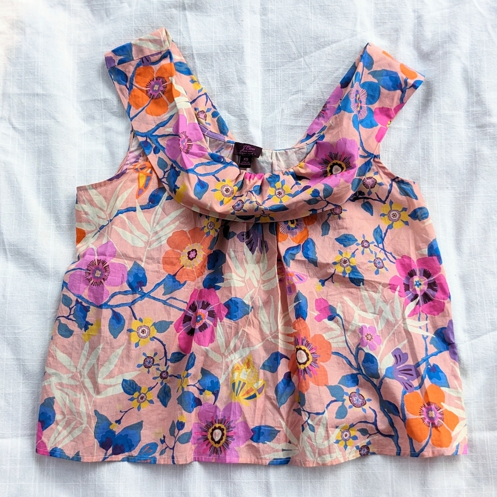 J.Crew x Liberty Pavilion Floral Tank - Picture 2 of 7